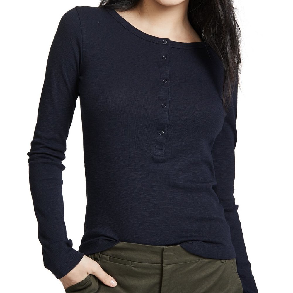 Vince Henley NWT COASTAL BLUE XS